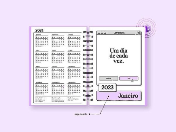 Miolo Tech Agenda 2023 1DPP A5 – Com variação de Cores - Imagem 4
