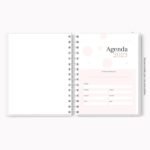 Miolo Rose 2023 p/Agenda com Hora - Imagem 2