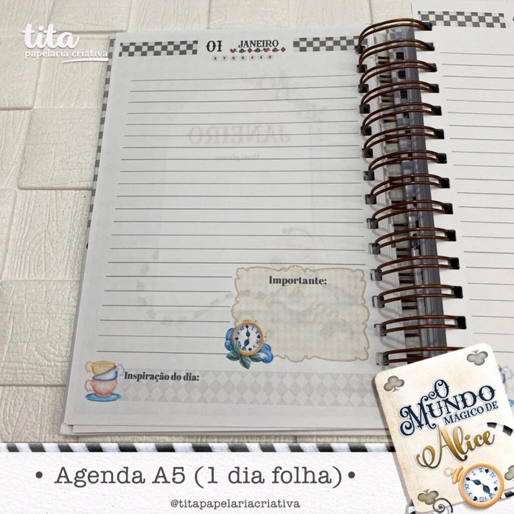 288027347_747894936398892_8702849094904635379_n-scaled Combo Encadernação Alice - O mundo Mágico - Imagem 2