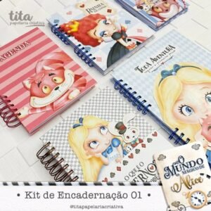 Combo Encadernação Alice - O mundo Mágico