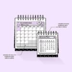 Tech Desk Calendário 2023 - Com variação de Cores