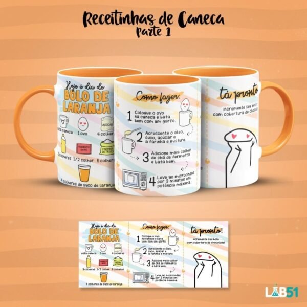 Receitinhas na Caneca - Artes p/Canecas - Imagem 1