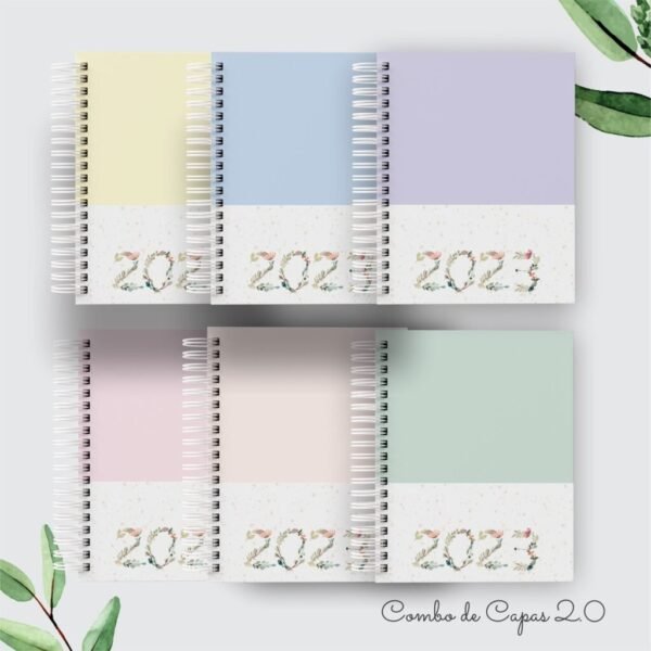Pack 2.0 Capas Agendas, Planners, Cadernos - Imagem 17