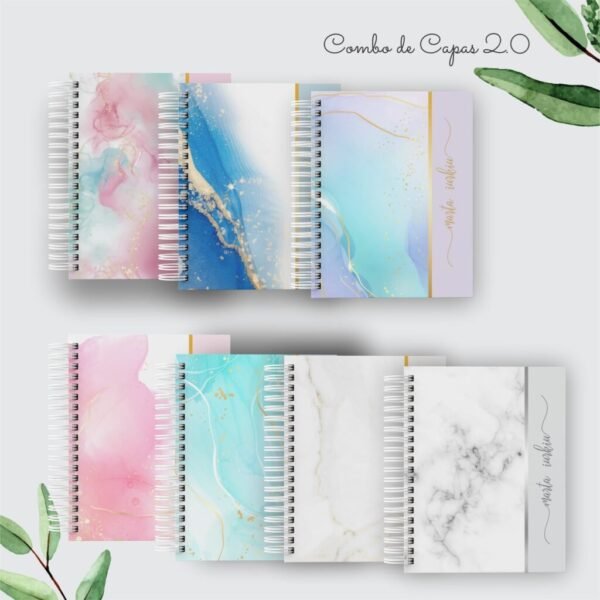 Pack 2.0 Capas Agendas, Planners, Cadernos - Imagem 15