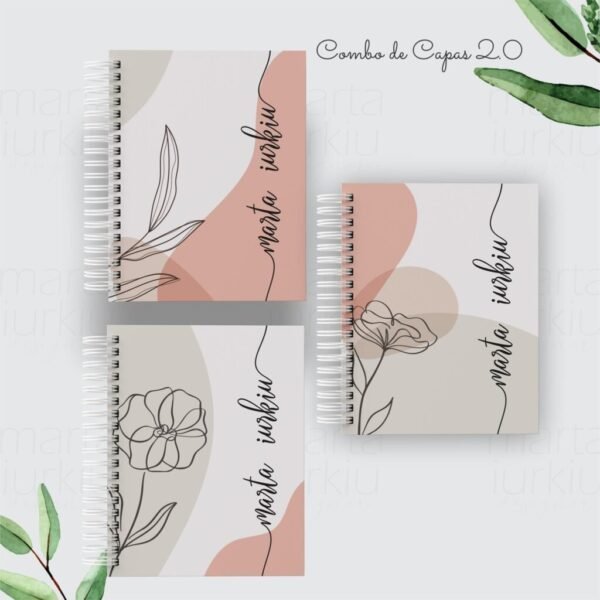 Pack 2.0 Capas Agendas, Planners, Cadernos - Imagem 13