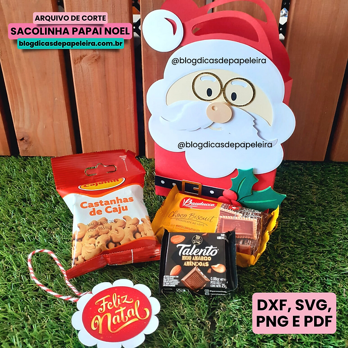 2ddb94_7a167b93fa1d47cd87c048231ed8d9d9mv2-1.webp Sacolinha Papai Noel - Arquivo em Camadas (Dicas de Papeleira) - Imagem 2