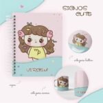 Kit Cadernos Signos Cute + Canecas - Imagem 3