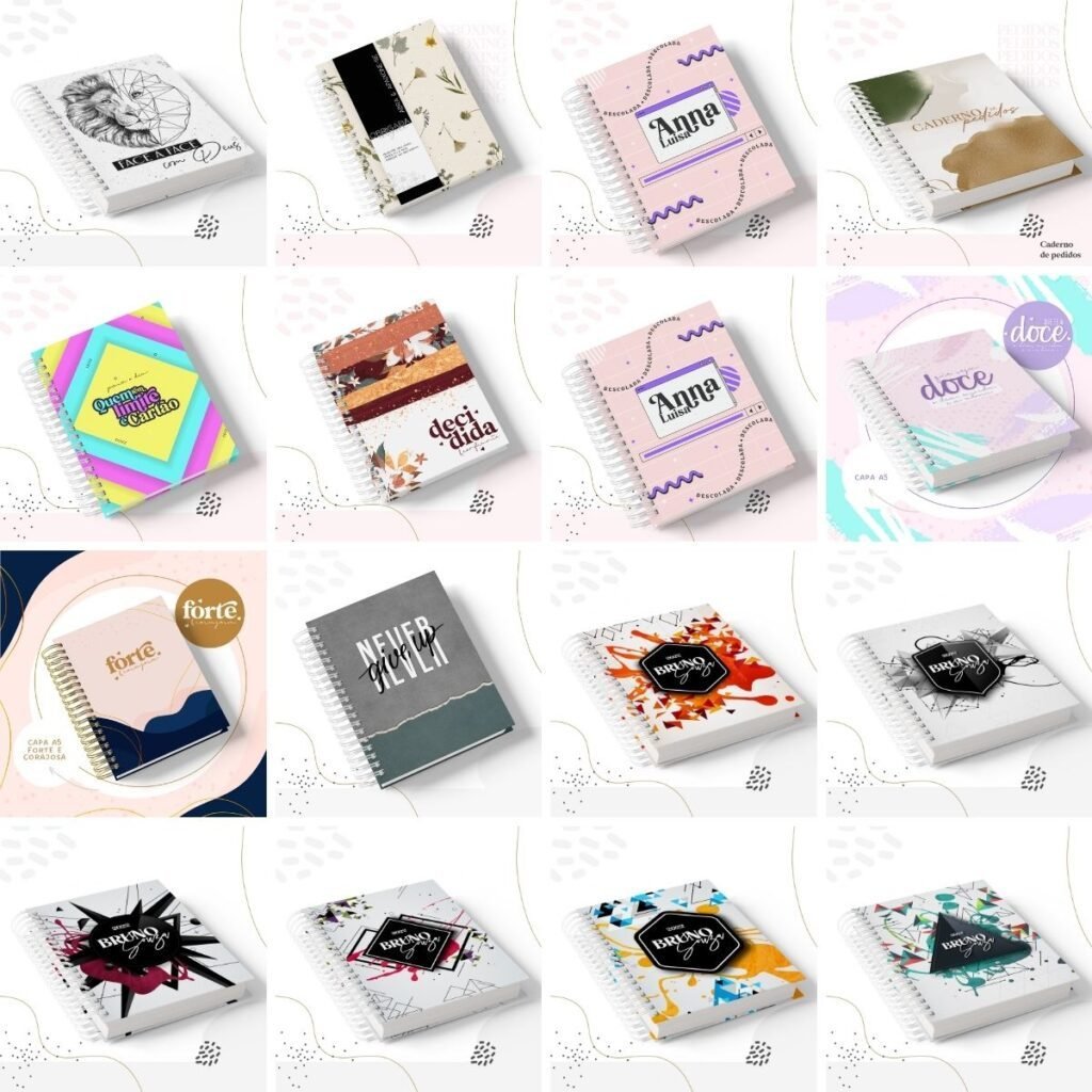 3 Pack Encadernação 2022 - Arquivos agendas, planners e miolos - Imagem 3