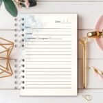 Floral Vintage - Caderno para Anotações 2 em 1 ( Para Assembleias e Congressos) - Imagem 3