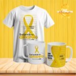 Combo Setembro Amarelo 2023 - Caneca | Camisa - Imagem 3
