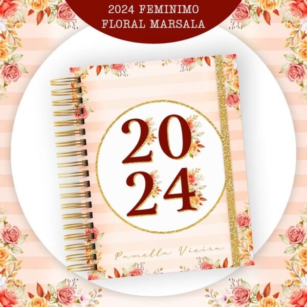 Combo Floral Feminina 2024 - Encadernação (Pamella) - Imagem 6