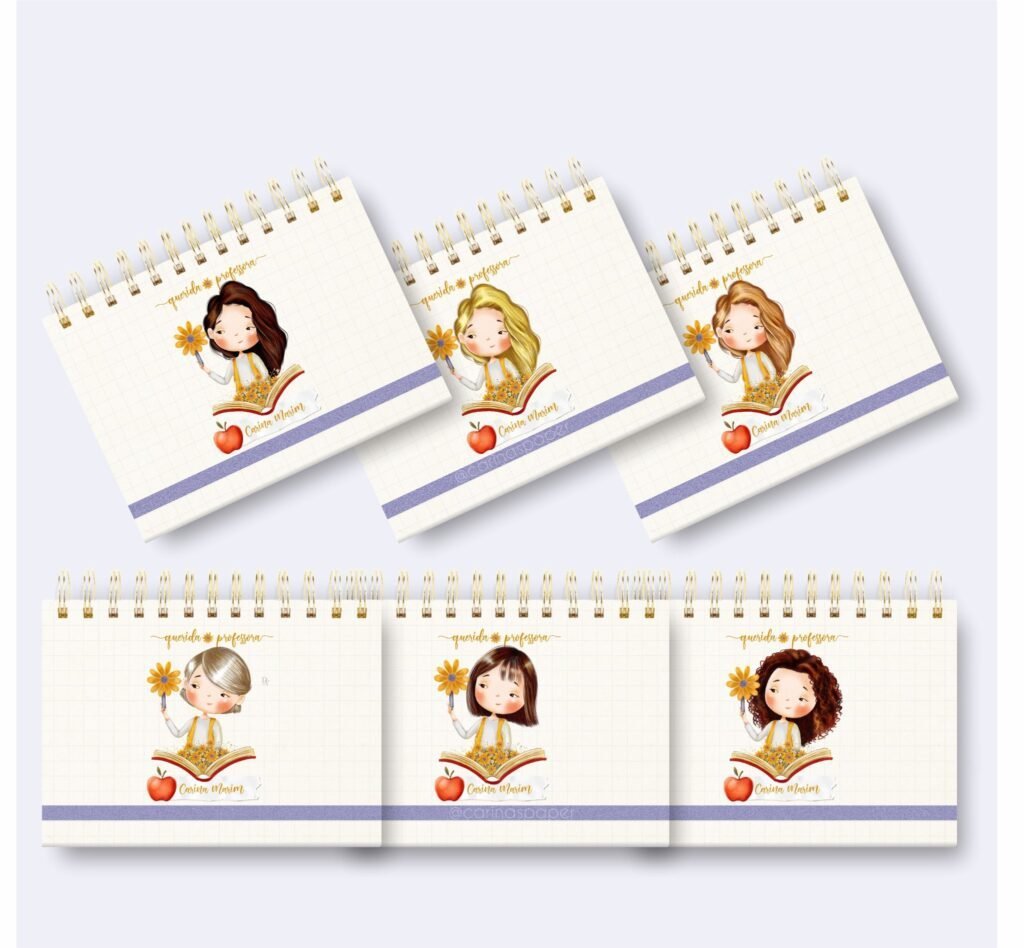 301432646_546705347211928_7740491941126373301_n-scaled Combo Querida Professora - Caderno, Planner, Blocos e Adesivos - Imagem 3