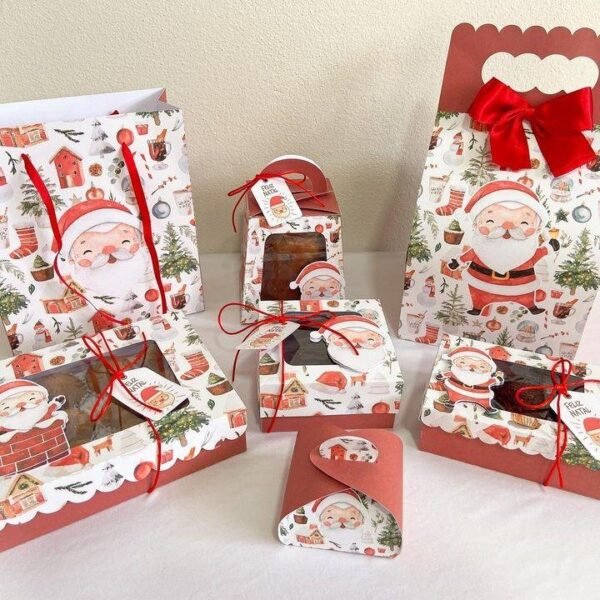 Kit Caixas e Sacolas de Natal - Imagem 1