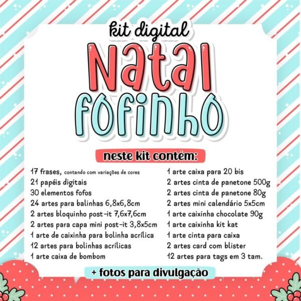 Kit Digital Natal Fofo - Imagem 10
