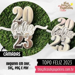 2 Topos de Bolo Feliz 2023