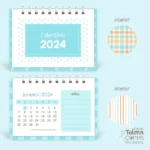 Combo Calendário de Mesa Mini + A6 - 2024 - Imagem 4