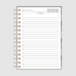 Kit Miolo Agenda S/ DATA 1 DPP/2DPP - A5 wire-o/espiral - neutro (Thelma Contel) - Imagem 10