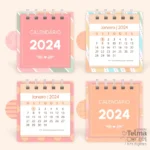 Combo Calendário de Mesa Mini + A6 - 2024 - Imagem 13