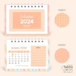Combo Calendário de Mesa Mini + A6 - 2024 - Imagem 10