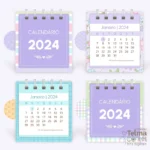 Combo Calendário de Mesa Mini + A6 - 2024 - Imagem 8