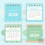 Combo Calendário de Mesa Mini + A6 - 2024 - Imagem 9