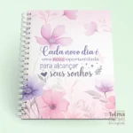 Combo Lilás - Caderno A5 | Bloco A6 | Chaveiro | Papéis Digitais | Planejamento Semanal (Telma Contel)