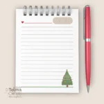 Bloquinho A6 wire-o espiral - Natal 2023 (Telma Contel) - Imagem 6