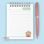 Bloquinho A6 wire-o espiral - Natal 2023 (Telma Contel) - Imagem 2