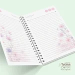 Combo Lilás - Caderno A5 | Bloco A6 | Chaveiro | Papéis Digitais | Planejamento Semanal (Telma Contel) - Imagem 9