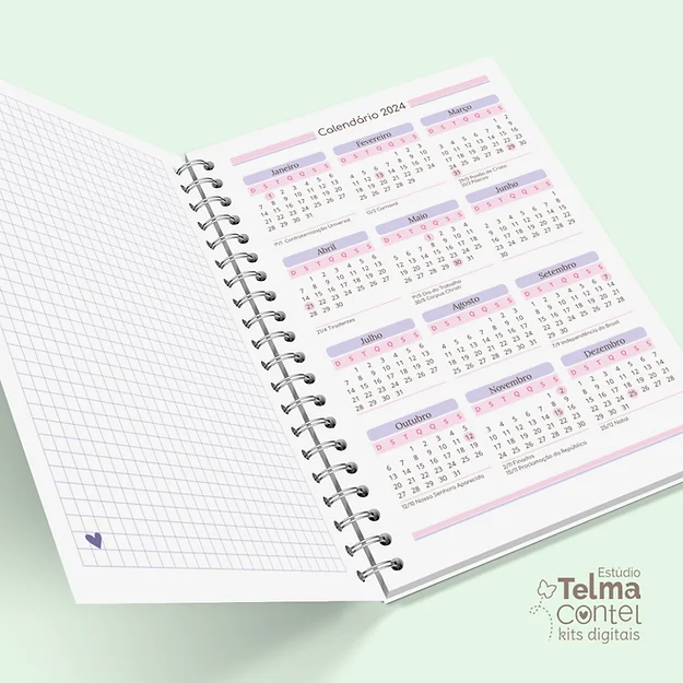 318877_f3a0fdb0d06f46d4b5ef595762817531mv2-1.webp Combo Lilás - Caderno A5 | Bloco A6 | Chaveiro | Papéis Digitais | Planejamento Semanal (Telma Contel) - Imagem 10