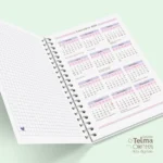 Combo Lilás - Caderno A5 | Bloco A6 | Chaveiro | Papéis Digitais | Planejamento Semanal (Telma Contel) - Imagem 10