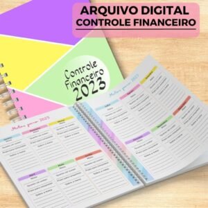 Planner Controle Financeiro 2023 + Capas
