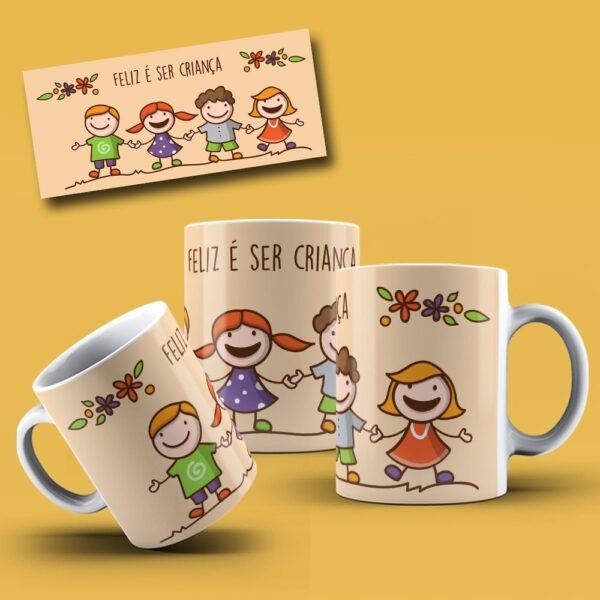 Combo 30 Artes Canecas - Dia das Crianças - Imagem 4