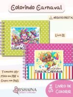 Folia de Carnaval - Livro de Colorir - Imagem 2