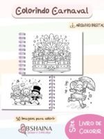 Folia de Carnaval - Livro de Colorir - Imagem 4