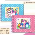 Livro de Colorir Unicornios Encantados