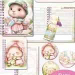 Kit Caderno Capivara Cute