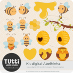 Coleção Abelinha - Kit Digital (Tutti Studio) - Imagem 2