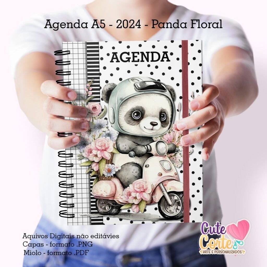 350857251_764718608782551_2613472859121719519_n-scaled-1.jpg Agenda de 2024 Datada 1DPP - Panda Floral - com Controle Financeiro Mensal - Imagem 1
