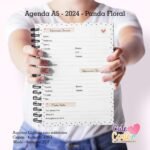 Agenda de 2024 Datada 1DPP - Panda Floral - com Controle Financeiro Mensal - Imagem 7