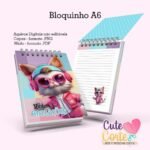 Caderno A5 + Bloquinho A6- Gatinho Fofo + Brinde: To do List Gatinho Fofo - Imagem 4