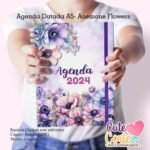 Agenda A5 Datada 1DPP - Anemone Flowers