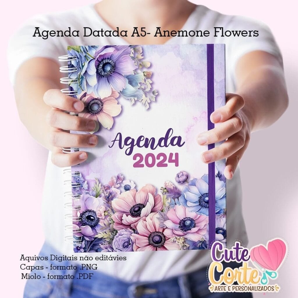 356788065_810842670348637_700852742320707583_n-scaled-1.jpg Agenda A5 Datada 1DPP - Anemone Flowers - Imagem 1