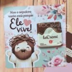 Card doces e blister Páscoa Cristã - Páscoa 2025