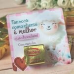 Tag para bombom Páscoa Coelho e Cristã - Páscoa 2025