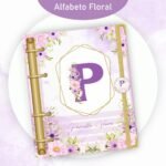 Combo Alfabeto Floral Lilás - Encadernação (Pamella) - Imagem 7