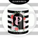 Combo Alfabeto Floral Preto - Encadernação (Pamella) - Imagem 10