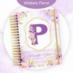 Combo Alfabeto Floral Lilás - Encadernação (Pamella) - Imagem 9
