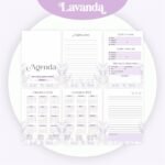 Combo Alfabeto Floral Lavanda - Encadernação (Pamella) - Imagem 4