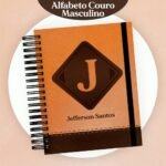 Combo Alfabeto Couro Masculino - Encadernação (Pamella) - Imagem 8